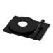 Pro-Ject T1 EVO Standard Turntable, Black angle record on 