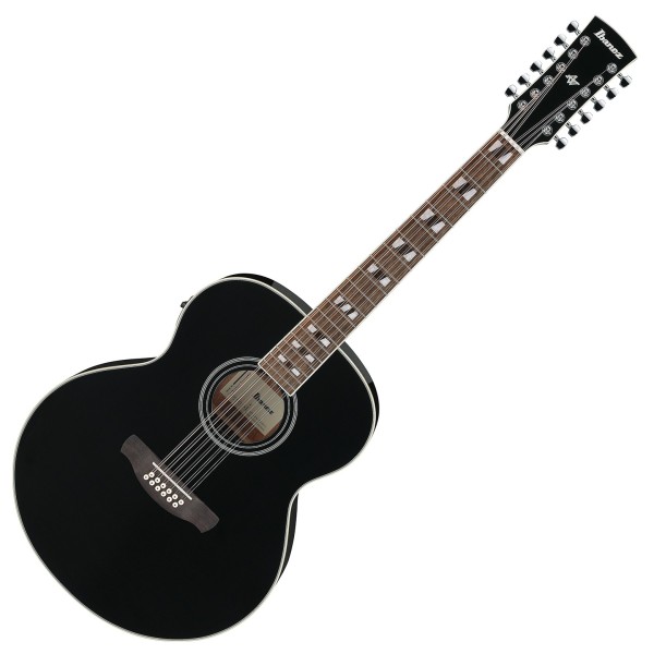 Ibanez AJ7012M1E Artwood 12-String, Black