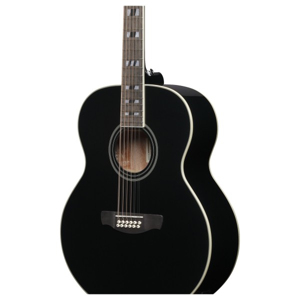 Ibanez AJ7012M1E Artwood 12-String, Black - body
