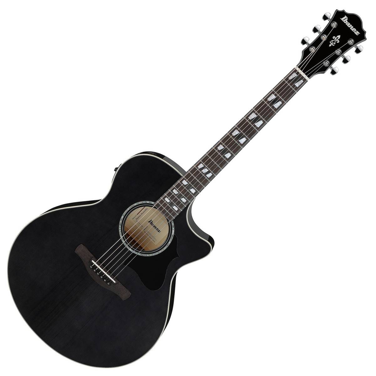 Click to view product details and reviews for Ibanez Ae170 Transparent Black.