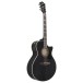 Ibanez AE170, Transparent Black - side view