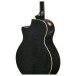 Ibanez AE170, Transparent Black - back of body