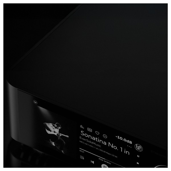 Eversolo Play Streaming Amplifier CD Edition, Black - blacks ombre