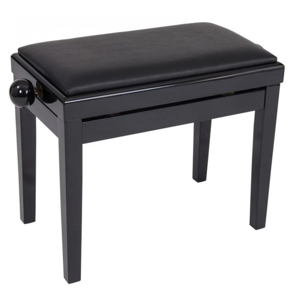 Kinsman Adjustable Piano Bench, Black - Main