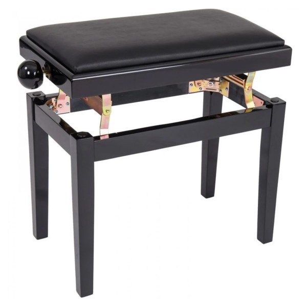 Kinsman Adjustable Piano Bench, Black - Lifted