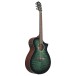 Ibanez AEWC16QA, Transparent Emerald Burst - side view