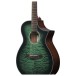 Ibanez AEWC16QA, Transparent Emerald Burst - body