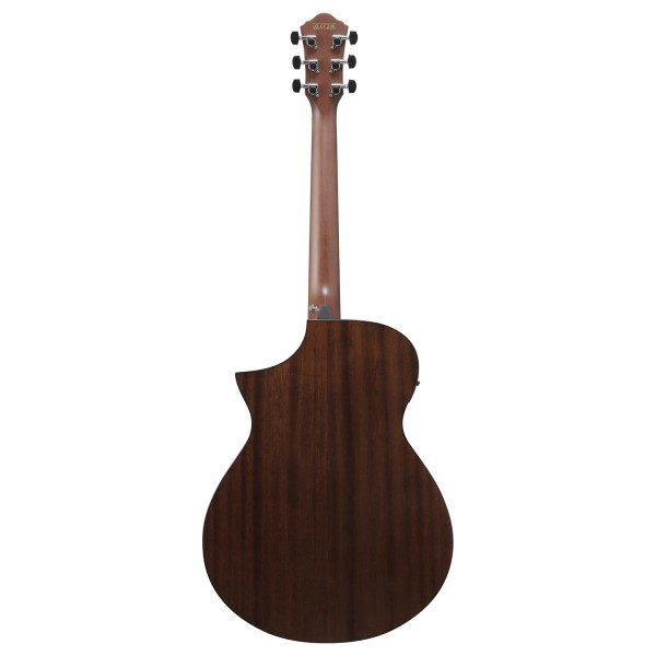 Ibanez AEWC16QA, Transparent Emerald Burst - back