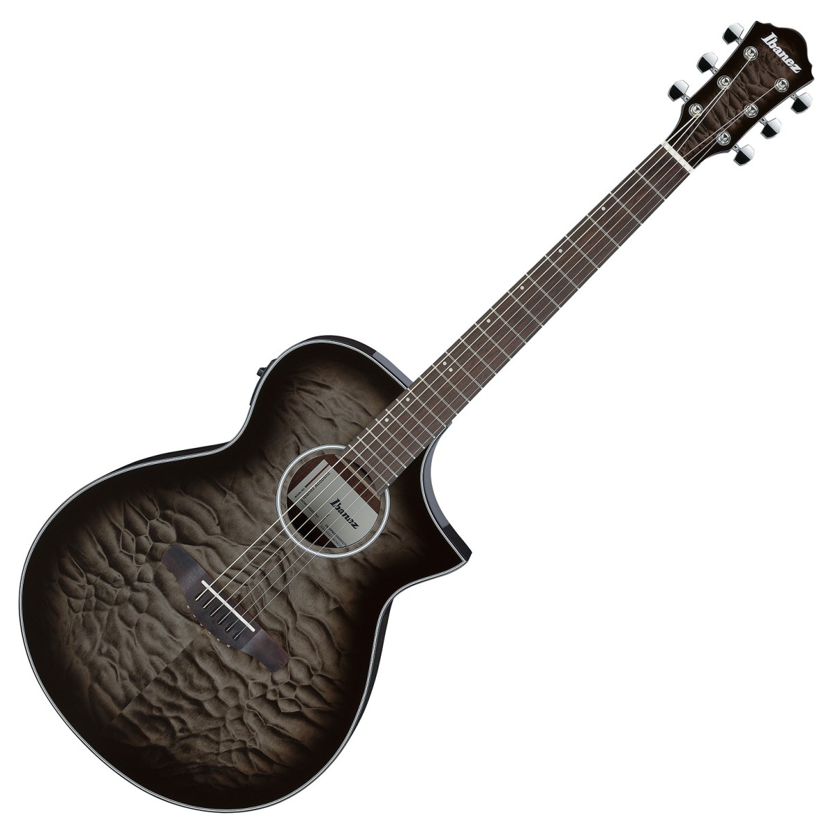 Click to view product details and reviews for Ibanez Aewc16qa Transparent Black Sunburst.