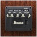 Ibanez AEWC16QA, Transparent Black Sunburst - controls