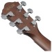 Ibanez AEWC16QA, Transparent Black Sunburst - back of headstock