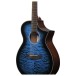 Ibanez AEWC16QA, Transparent Blue Sunburst - body