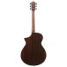 Ibanez AEWC16QA, Transparent Blue Sunburst - back