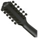 Ibanez AEG1221 12-String, Black Out - back of headstock