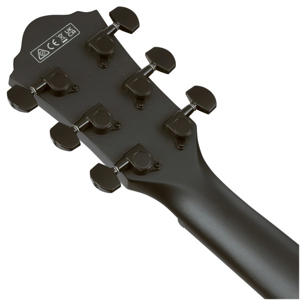 Ibanez AEG621, Black Out - back of headstock