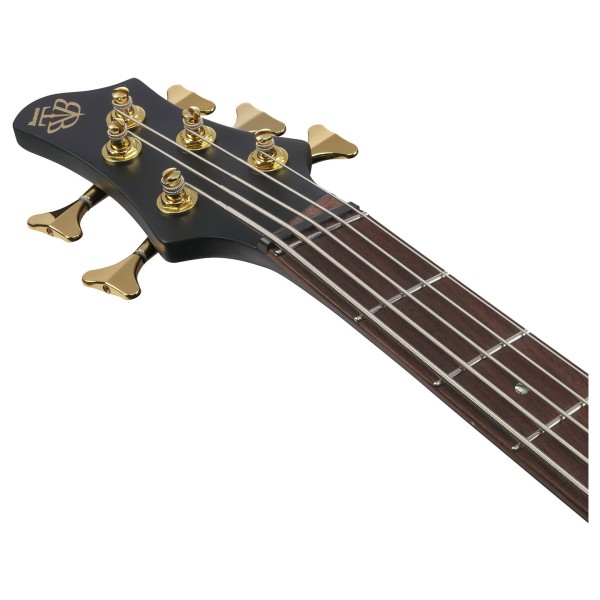 Ibanez BTB605LM, Black Flat - headstock