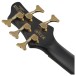 Ibanez BTB605LM, Black Flat - back of headstock