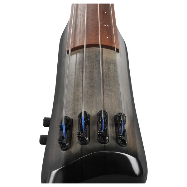 Ibanez UB804, Black Ice Burst Low Gloss - bridge