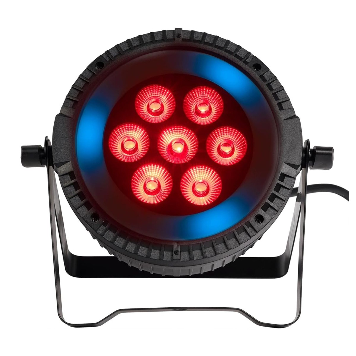 Algam Lighting 7 X 6w LED Par Wash with RGB LED Ring | Gear4music