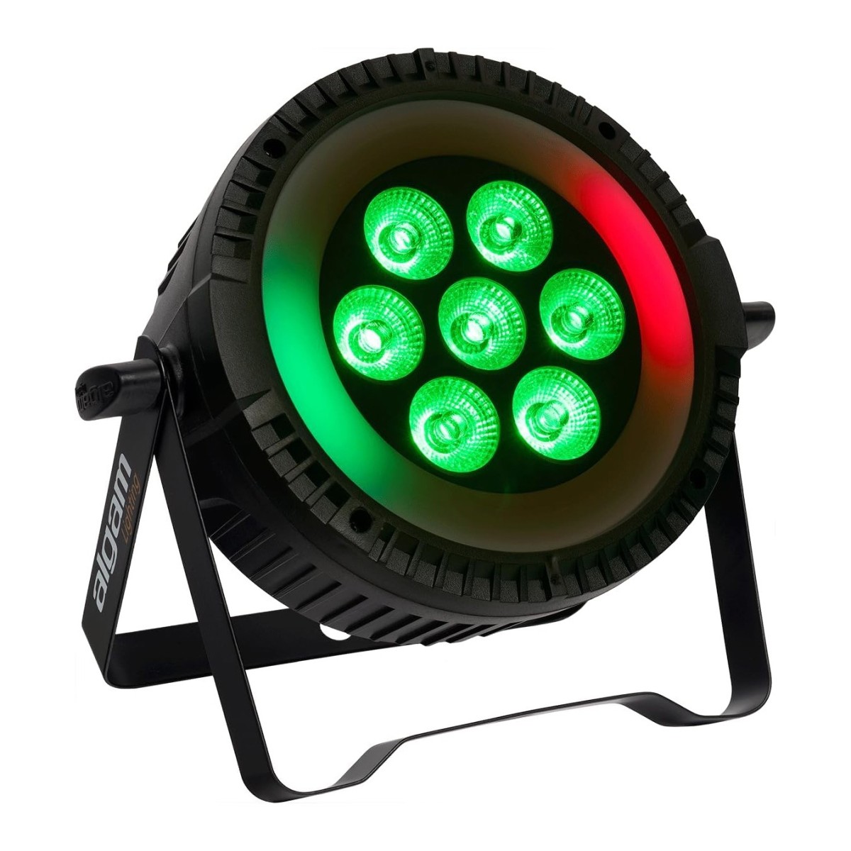Algam Lighting 7 X 6w LED Par Wash with RGB LED Ring | Gear4music