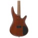 Ibanez SR500AL Left Handed, Mahogany Brown Burst Low Gloss - back of body