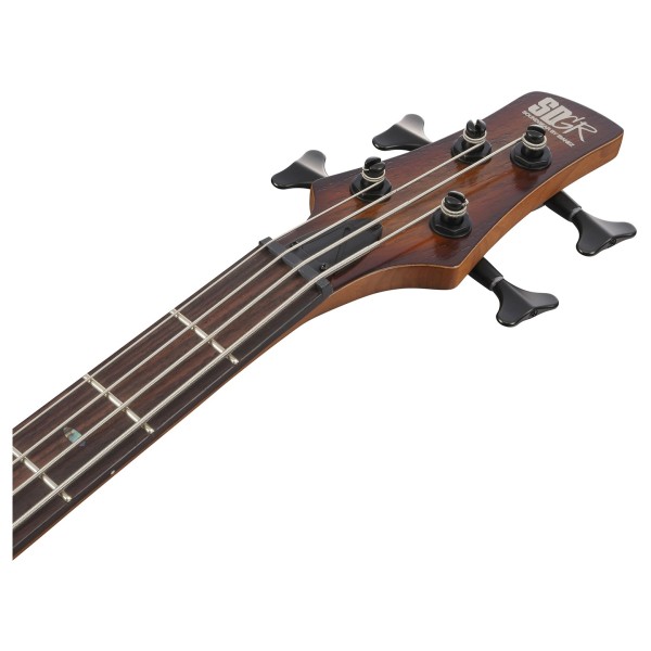 Ibanez SR500AL Left Handed, Mahogany Brown Burst Low Gloss - headstock
