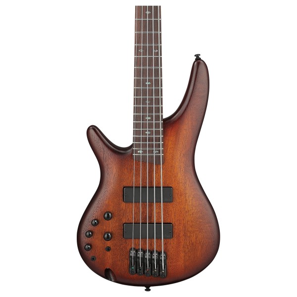 Ibanez SR505A Left Handed, Mahogany Brown Burst Low Gloss - body