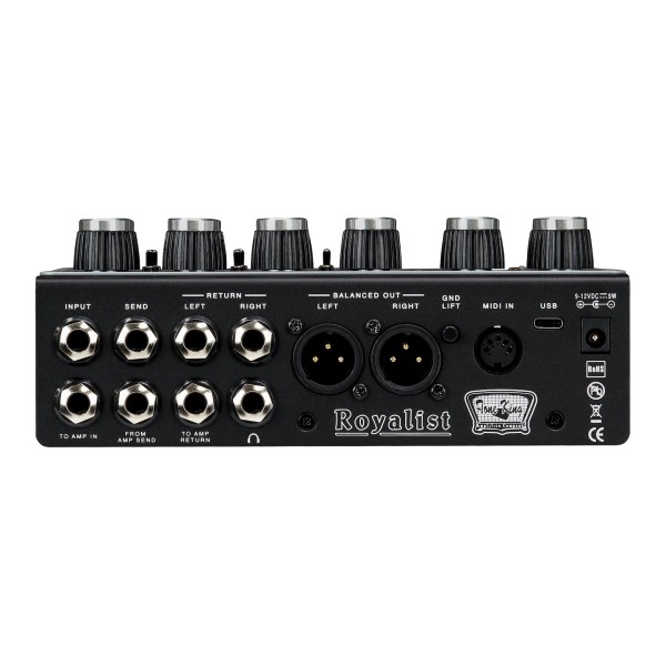ROYALIST PREAMP Backpanel