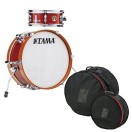 Tama Club-JAM Mini Shell Pack with Bag Set, Candy Apple Mist
