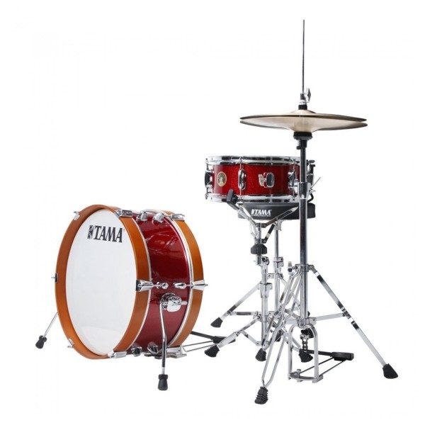 Tama Club-JAM Mini Shell Pack with Bag Set, Candy Apple Mist