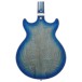 Ibanez AM93QA Artcore Expressionist, Jet Blue Burst - back of body