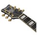 Ibanez AM93QA Artcore Expressionist, Jet Blue Burst - headstock