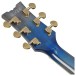 Ibanez AM93QA Artcore Expressionist, Jet Blue Burst - back of headstock