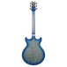 Ibanez AM93QA Artcore Expressionist, Jet Blue Burst - back