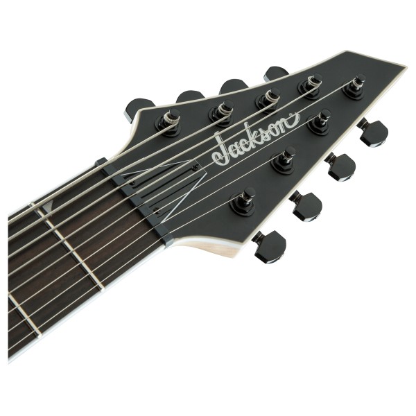 Jackson JS Series Dinky Arch Top JS32-8 DKA HT, AF Satin Black - headstock