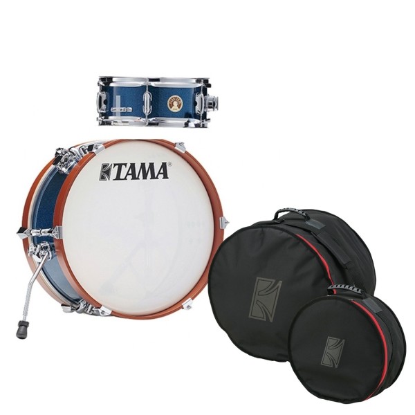 Tama Club-JAM Mini Shell Pack with Bag Set, Indigo Sparkle