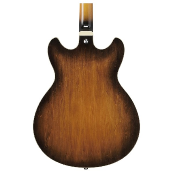 Ibanez AS7328 Artcore Baritone, Tobacco Brown - back of body