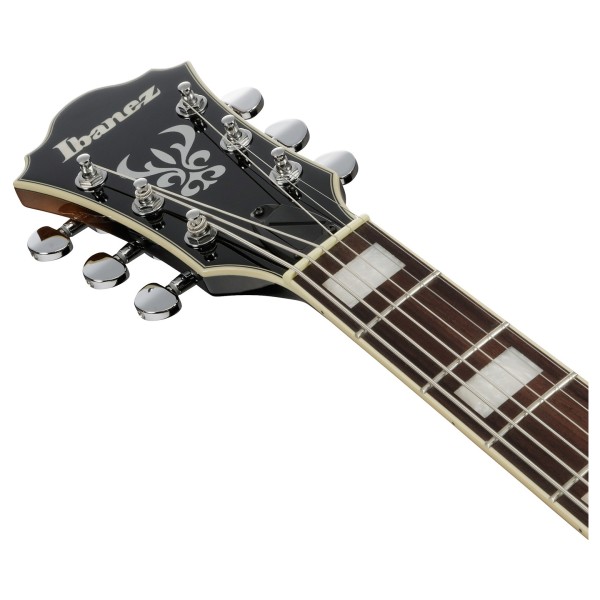 Ibanez AS7328 Artcore Baritone, Tobacco Brown - headstock