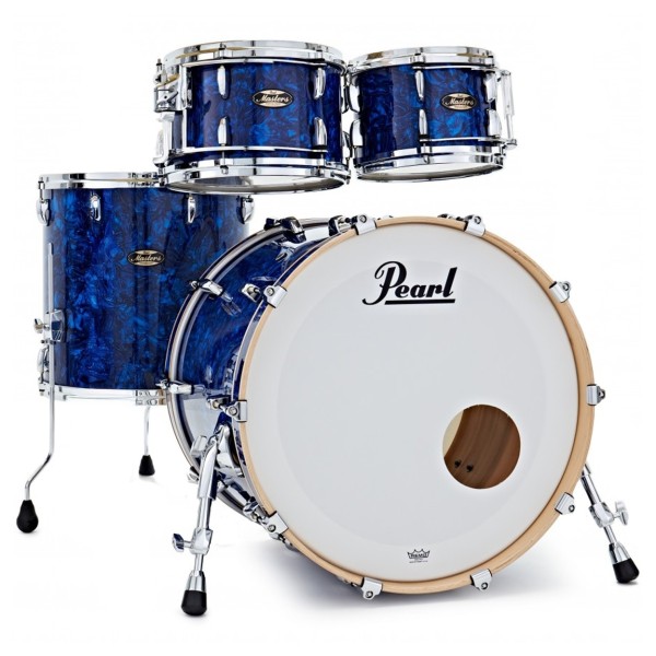 Pearl Masters Maple/Gum 22'' 4pc Shell Pack, Blue Abalone