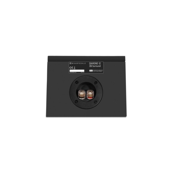 Wharfedale Diamond 12 3Di Surround Sound Speakers (Pair), Black - terminals