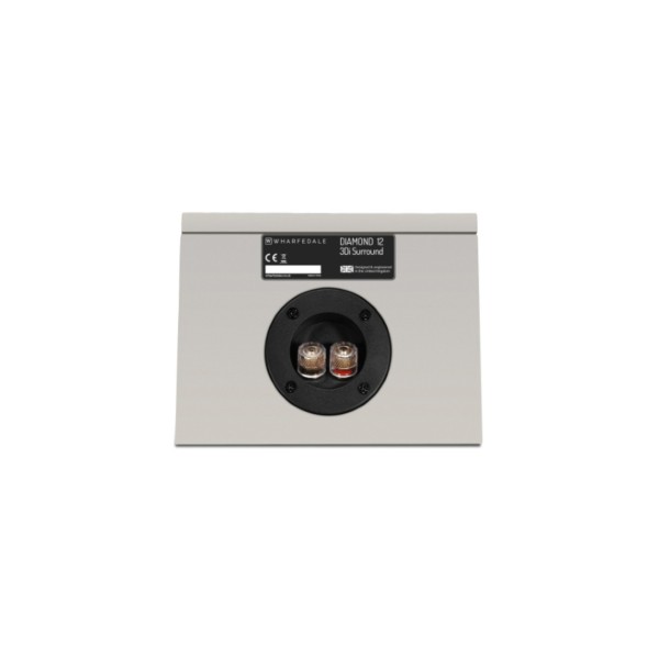 Wharfedale Diamond 12 3Di Surround Sound Speakers (Pair), Black - terminals 