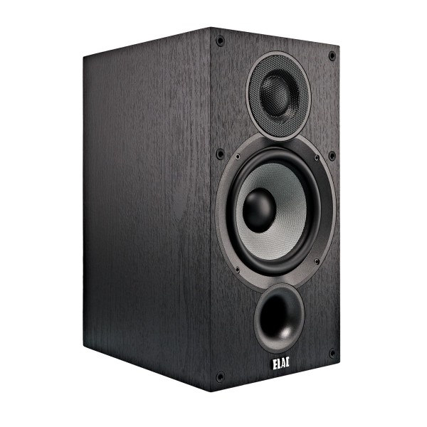 ELAC Debut B6.2 Vinyl Bookshelf Speaker (Pair), Black Ash - right sgl 