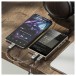 FiiO M21 Digital Audio Player, Titanium - Lifestyle Image, connected in DAC mode to phone and FiiO FT1 Headphones