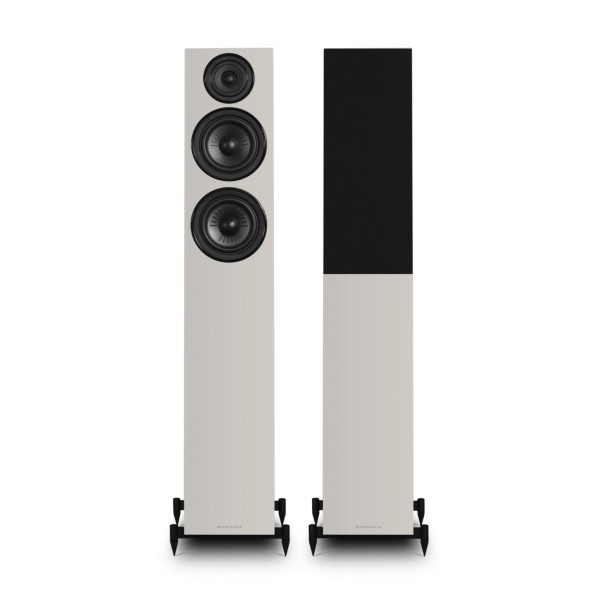 Wharfedale Diamond 12.4i Floorstanding Speaker (Pair), Grey dual grille versions