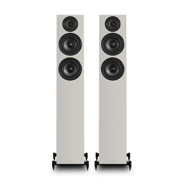 Wharfedale Diamond 12.4i Floorstanding Speaker (Pair), Grey no grille