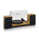 Lenco LS-500 Bluetooth Turntable with Speakers Bundle, Wood - Nearly New