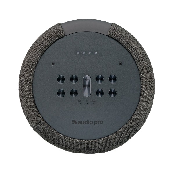 Audio Pro G10 Wireless Smart Speaker, Dark Grey top sq 