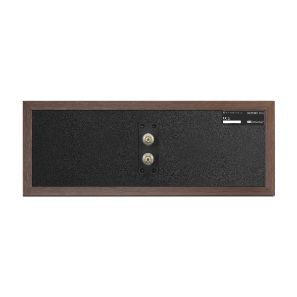 Wharfedale Diamond 12.Ci Centre Speaker, Walnut rear 
