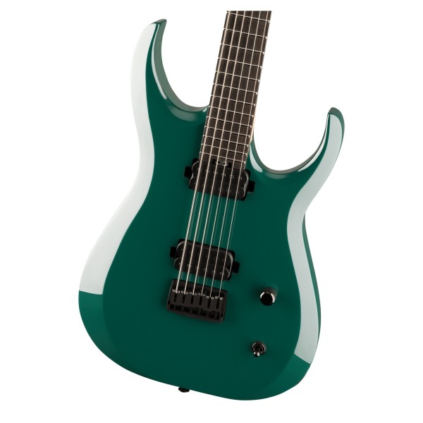 Jackson Pro Series Signature Roman Ibramkhalilov MDK HT6 Baritone EB Emerald Green Body Close-Up
