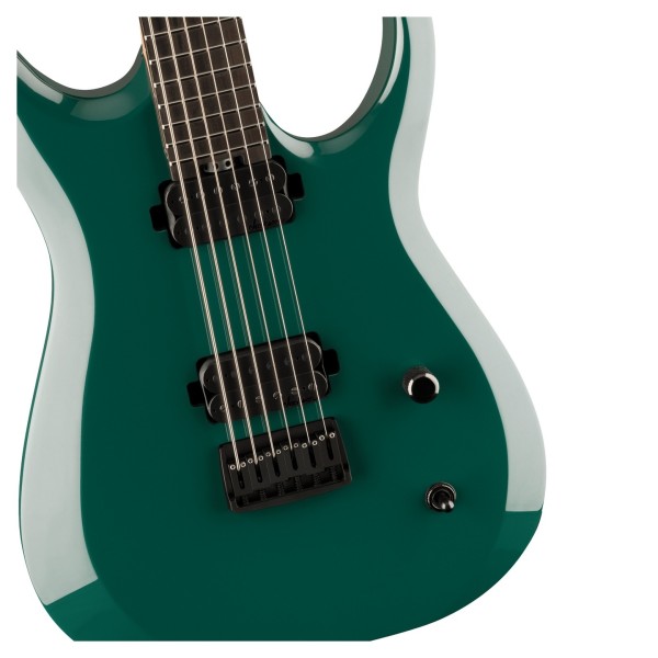 Jackson Pro Series Signature Roman Ibramkhalilov MDK HT6 Baritone EB Emerald Green Body Detail